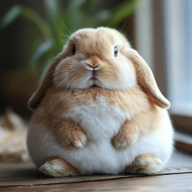 Adorable Rabbit Still Life