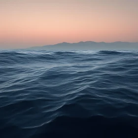 Tranquil Seascape at Twilight