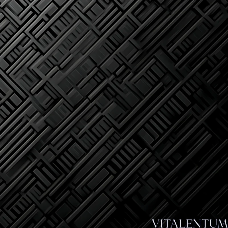 Dark Abstract Geometric Design AI Image