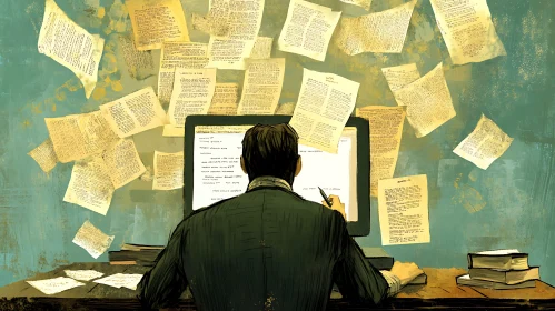 Overwhelmed by Paperwork: A Writer's Dilemma