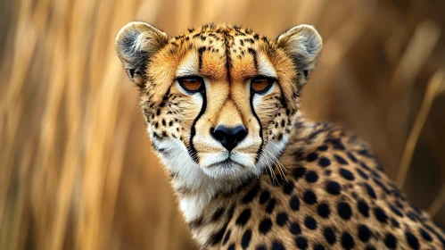 Cheetah Face Close-Up: Animal Kingdom