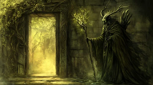 Enigmatic Forest Sentinel at Portal