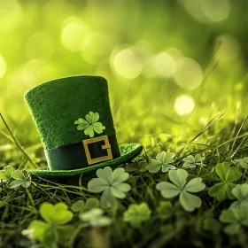 St. Patrick's Day Hat in Field