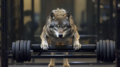 Strong Wolf Gym Workout Weightlifting