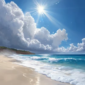 Coastal Serenity: Sun, Sand, and Sea