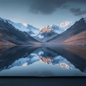 Still Waters: A Mountain Mirror Image