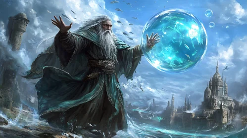 Coastal Wizardry: A Magical Seascape