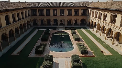 Symmetrical Courtyard Architecture