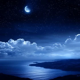 Moonlit Seascape