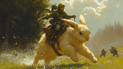 Fantasy Rabbit Rider Adventure