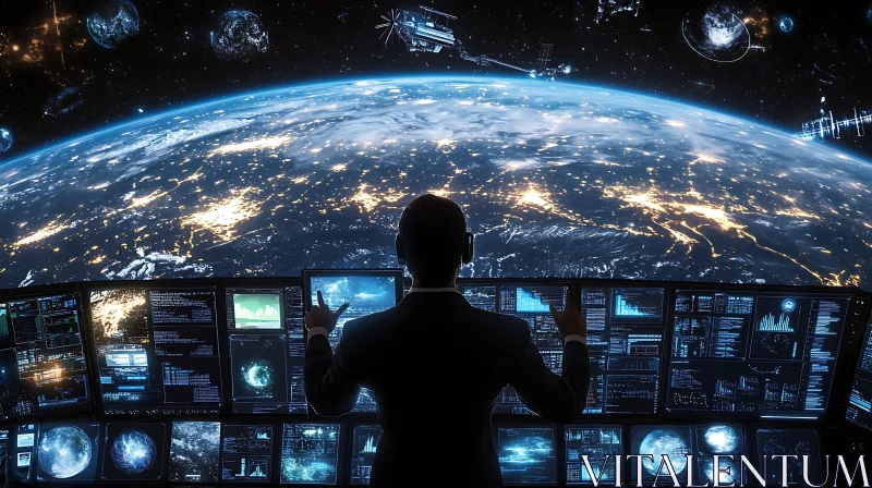 Earth Data Control Center AI Image