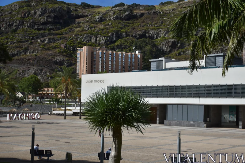 Modern Urban Landscape in Machico, Madeira Free Stock Photo