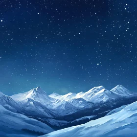 Starry Night Above the Peaks