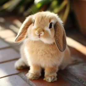 Charming Fluffy Rabbit Image
