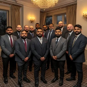 Formal Portrait of Men in Suits