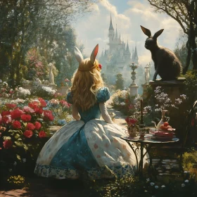 Alice in Wonderland Garden View