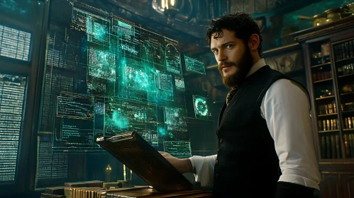 Future Library with Holographic Displays