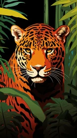 Jungle Cat Illustration