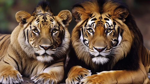 Lion and Tiger Together