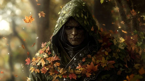 Enigmatic Forest Dweller in Fall