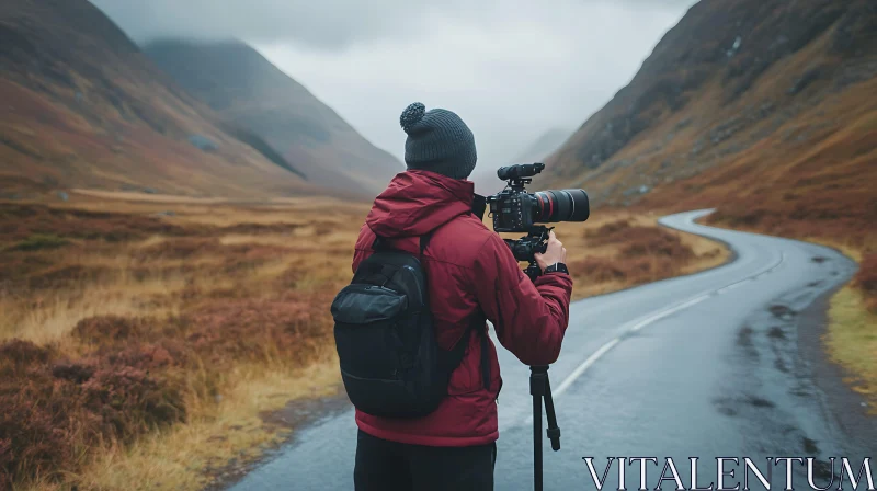 Photographer Captures Mountain Road