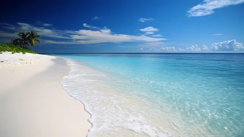 Tropical Beach Paradise with Clear Water