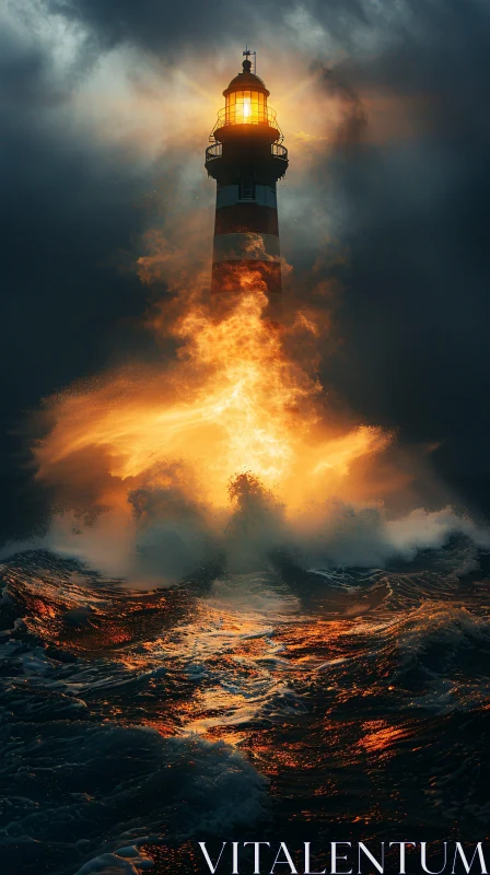 Beacon of Hope Amidst the Waves