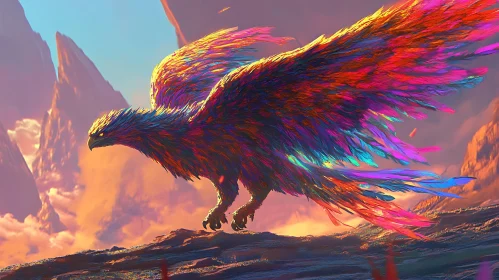 Mountain Phoenix Art