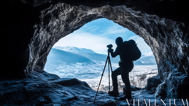 Winter Landscape Photography from Cave