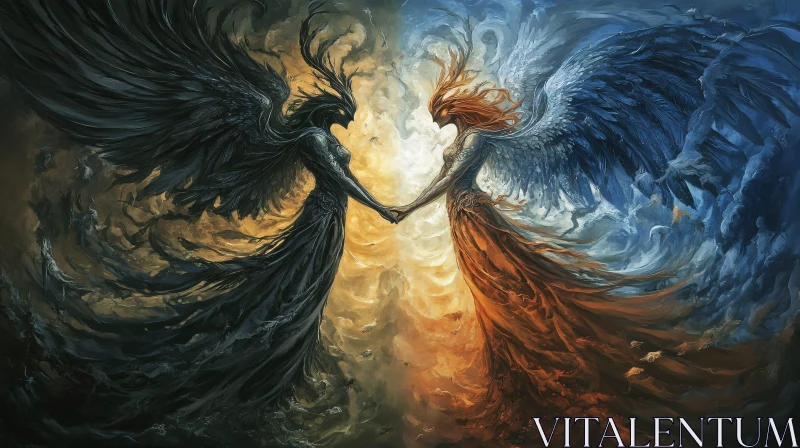 Harmony of Angels: Light and Shadow