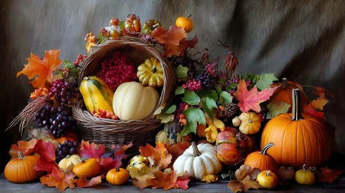 Seasonal Bounty: A Thanksgiving Still Life