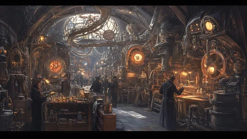 Vintage Industrial Revolution Art