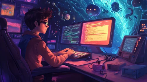 Digital Immersion: Coding in the Cosmos