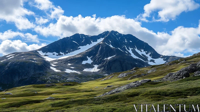 Snowy Mountain Landscape