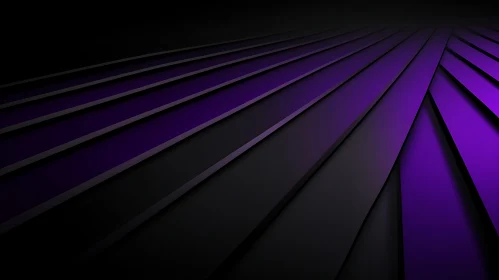 Modern Geometric Purple Black Composition