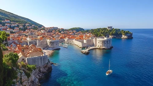Adriatic Sea Dubrovnik Panorama