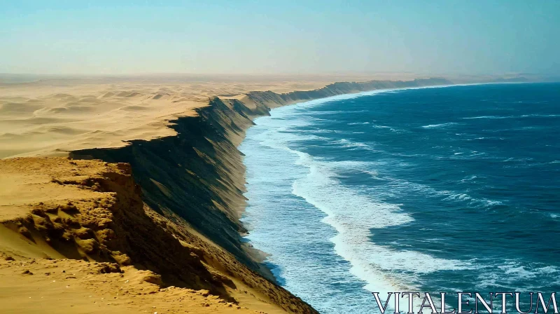 Ocean Meets Desert: A Coastal Scenery