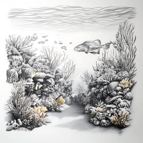 Underwater Fish and Coral Art