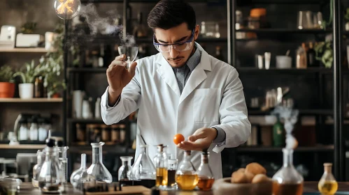 Scientist Conducting Research in the Lab