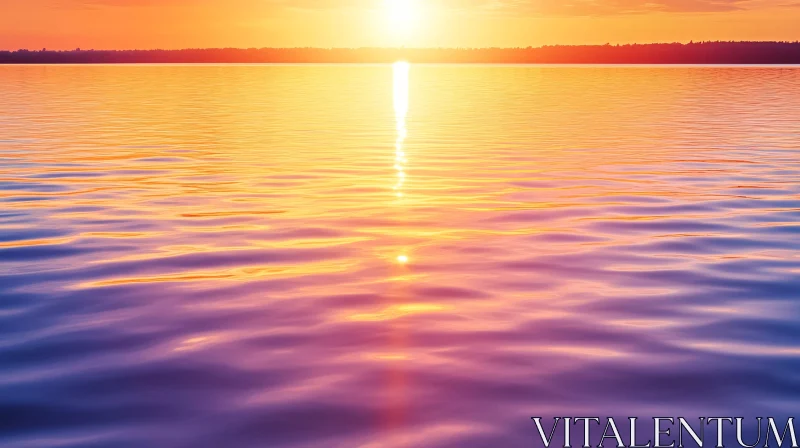 Sunset Serenity over Water
