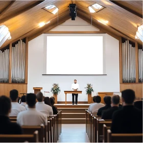 Sermon in a Church