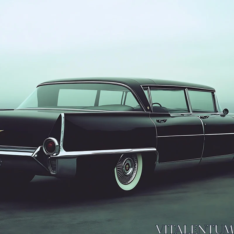 Retro Black Automobile - Timeless Classic Retro Black Automobile - Timeless Classic