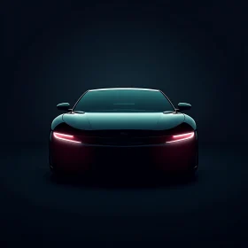 Futuristic Car Design with Elegant Lines