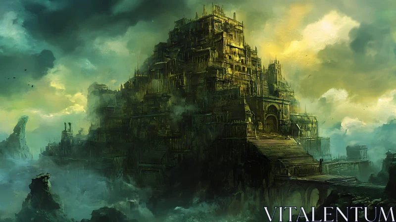 Fog-Engulfed Ruins of a Lost Civilization Fog-Engulfed Ruins of a Lost Civilization
