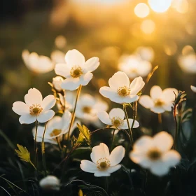 Sunlit Wild Blooms