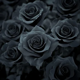 Mysterious Black Roses