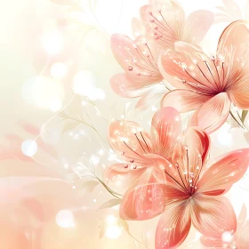 Artistic Floral Digital Illustration