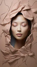 Gazing Through Porous Surface: Chinese Model in Soft Tones