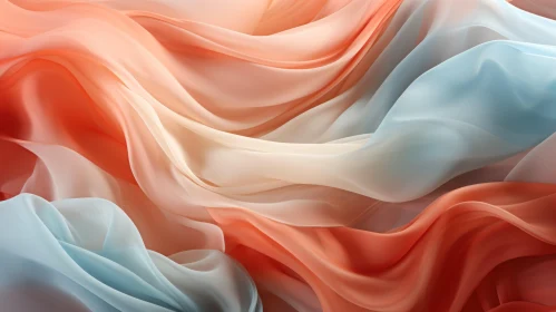 Ethereal Abstract Mobile Wallpaper: Flowing Fabrics and Cloudscapes