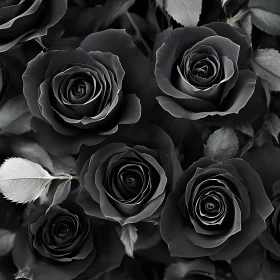 Elegance and Mystery of Black Roses